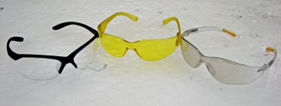 Inexpensive safety glasses.